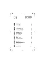 Preview for 1 page of Erbe VIO C User Manual