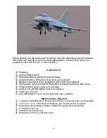 Предварительный просмотр 3 страницы erc ERC1500 EUROFIGHTER Instruction Manual