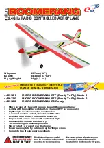 Предварительный просмотр 1 страницы erc MICRO BOOMERANG RC Ready Manual