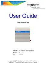 Erco & Gener GenPro 53e User Manual preview