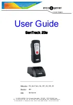 Предварительный просмотр 1 страницы Erco&Gener GenTrack 23e User Manual