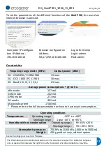 Preview for 8 page of Ercogener GenIP 30i Instruction Sheet