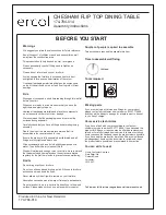 Preview for 3 page of Ercol 174-784-014 Assembly Instructions And Rules