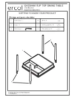 Предварительный просмотр 4 страницы Ercol 174-784-014 Assembly Instructions And Rules