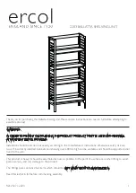 Ercol BALLATTA 2203 Quick Start Manual предпросмотр