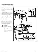 Предварительный просмотр 7 страницы Ercol Ballatta Desk 2202 Assembly Instructions Manual