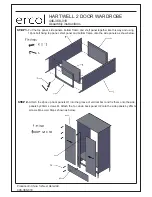 Предварительный просмотр 5 страницы Ercol HARTWELL 2 DOOR WARDROBE Assembly Instructions Manual