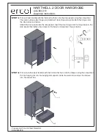 Предварительный просмотр 6 страницы Ercol HARTWELL 2 DOOR WARDROBE Assembly Instructions Manual