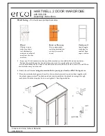 Предварительный просмотр 7 страницы Ercol HARTWELL 2 DOOR WARDROBE Assembly Instructions Manual