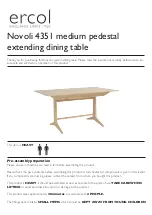 Ercol Novoli 4351 Manual preview