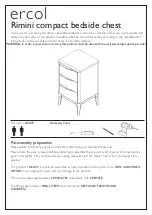 Preview for 1 page of Ercol Rimini Quick Start Manual