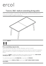 Ercol Teramo 3661 Instructions предпросмотр