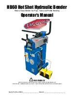 Ercolina HB60 Operator'S Manual предпросмотр