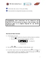 Предварительный просмотр 9 страницы Ercolina Top Bender 050 Use And Maintenance Instructions