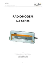ERE Wireless D2 Series User Manual preview