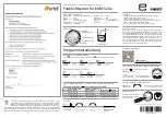 Erfal eACCU Programming Instructions предпросмотр