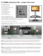 Предварительный просмотр 1 страницы Ergo Desktop MyMac Kangaroo Pro Assembly Instructions