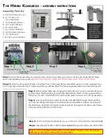 Предварительный просмотр 1 страницы Ergo Desktop The Hybrid Kangaroo Assembly Instructions