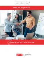 Ergo Impact LeanRite Product Usage Manual предпросмотр