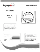 Ergo Systems 2000U8 Owner'S Manual preview