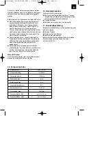 Предварительный просмотр 5 страницы Ergo tools Pattfield E-STP 1020 N Operating Instructions Manual