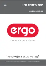 Preview for 1 page of Ergo 32DH3000 User Manual