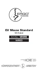 Ergo V26RS User Manual preview