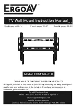 Предварительный просмотр 1 страницы ErgoAV ERMTM2-01B Instruction Manual