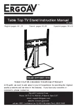 ErgoAV ERTSM1-01B Instruction Manual предпросмотр