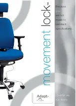 ergochair Adapt movement lock Quick Start Manual предпросмотр