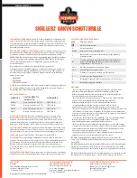 Preview for 4 page of ERGODYNE SKULLERZ ARKYN 60308 Quick Start Manual