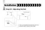 Предварительный просмотр 22 страницы Ergofino AD-NT001 Assembly & Use Manual