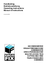 Предварительный просмотр 32 страницы Ergofix BV 20 C Operating Instructions Manual