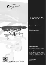 Предварительный просмотр 1 страницы ergolet Lambda/175 User Instruction