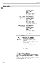 Предварительный просмотр 2 страницы ergoline ESSENCE 48 SMART POWER Operating Instructions Manual