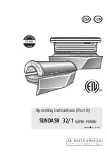 Предварительный просмотр 3 страницы ergoline SUNDASH 32/1 SUPER POWER Operating Instructions Manual