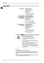 Preview for 4 page of ergoline Sunrise 7200 HybridLight Operating Instructions Manual