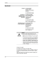 Preview for 4 page of ergoline SUNRISE 7200 Operating Instructions Manual