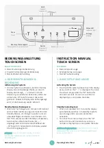 ergolutions TOUCH SCREEN Instruction Manual предпросмотр