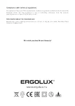 Предварительный просмотр 9 страницы Ergolux ELX-HS01-C64 Instruction Manual