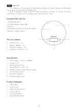 Preview for 6 page of Ergolux ELX-SK03-C01 Instruction Manual