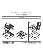 Предварительный просмотр 2 страницы ERGOMART Dorian Quad Installation Instructions Manual