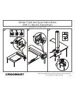 Предварительный просмотр 5 страницы ERGOMART Dorian Quad Installation Instructions Manual