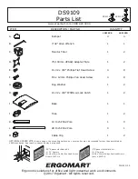 Preview for 2 page of ERGOMART DS9109 Series Installation Instructions