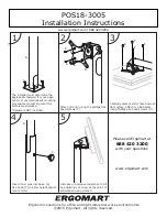 Preview for 1 page of ERGOMART POS18-3005 Installation Instructions