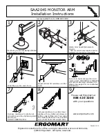 Preview for 1 page of ERGOMART SAA2045 Installation Instructions