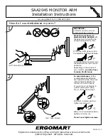 Preview for 2 page of ERGOMART SAA2045 Installation Instructions