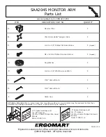 Preview for 3 page of ERGOMART SAA2045 Installation Instructions