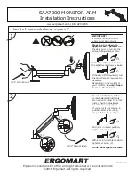 Preview for 2 page of ERGOMART SAA7000 Installation Instructions