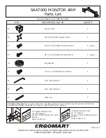 Preview for 3 page of ERGOMART SAA7000 Installation Instructions